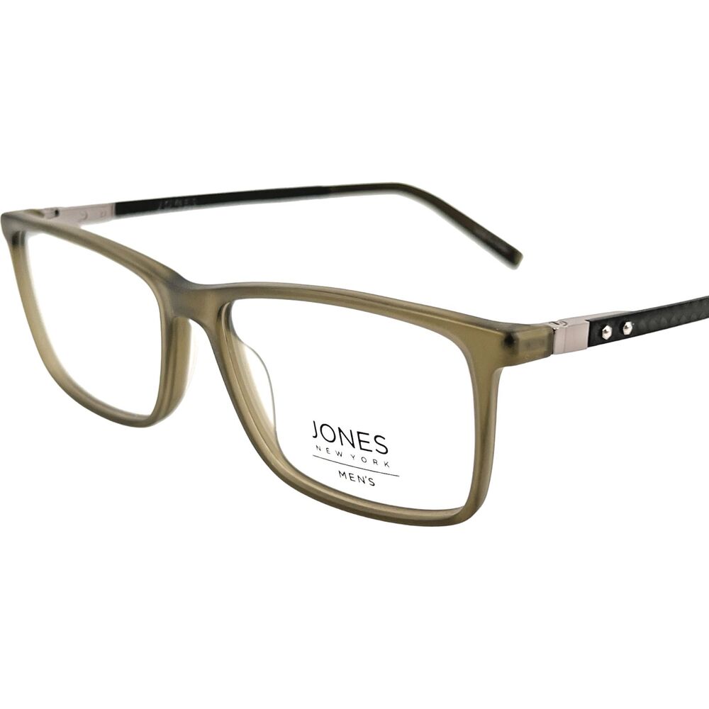Jones New York VJOM540 Mens Eyeglass Frame Matte Olive